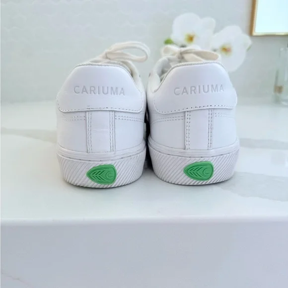 Women’s Cariuma Salvas Leather Sneakers White - Picture 7 of 9